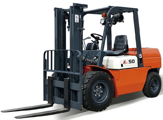 Factory CE Certification 5000kg Capacity Diesel Forklift 5Ton Forklifts Isuzu Engine In Stock