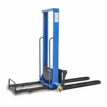 Cheap Price Self Loading Forklift Stacker With Remote Control 1000kg & 1600mm Portable Electric Pallet Stacker
