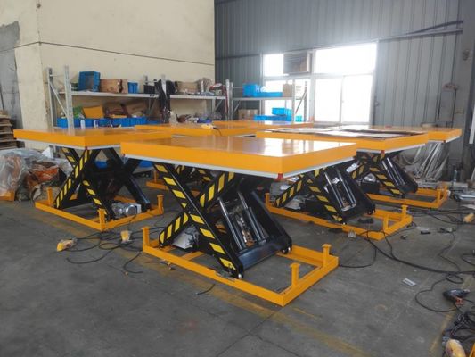 Complete Certificate 1000-4000kg Electric Scissor Lift Tables Hydraulic Electric Fixed Scissor Lifting Table