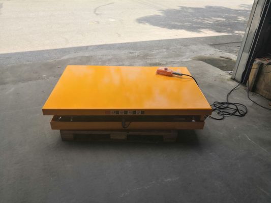 Complete Certificate 1000-4000kg Electric Scissor Lift Tables Hydraulic Electric Fixed Scissor Lifting Table