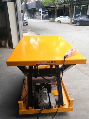 Complete Certificate 1000-4000kg Electric Scissor Lift Tables Hydraulic Electric Fixed Scissor Lifting Table
