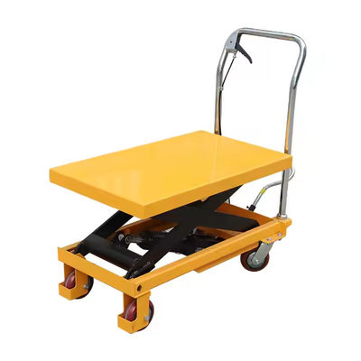 150kg 300kg 350kg 500kg 1000kg Hand Scissor Lift Platform Manual Trolley Hydraulic Foot Scissor Lift Tables