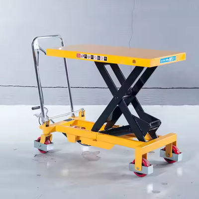 150kg 300kg 350kg 500kg 1000kg Hand Scissor Lift Platform Manual Trolley Hydraulic Foot Scissor Lift Tables