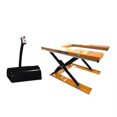 Fixed Electric Lift Platform 1 Ton Electric Hydraulic U Shape Pallet Lifter Scissor Lift Tables