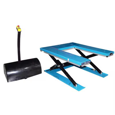 Fixed Electric Lift Platform 1 Ton Electric Hydraulic U Shape Pallet Lifter Scissor Lift Tables