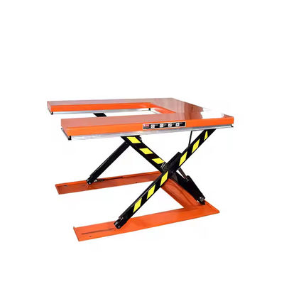 Fixed Electric Lift Platform 1 Ton Electric Hydraulic U Shape Pallet Lifter Scissor Lift Tables