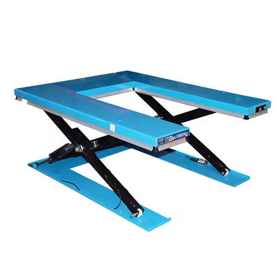 Fixed Electric Lift Platform 1 Ton Electric Hydraulic U Shape Pallet Lifter Scissor Lift Tables