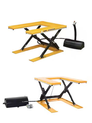 Factory Supply U E Shape Electric Lift Tables Hydraulic Scissor Lifting Pallet Platform