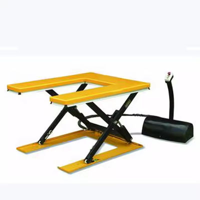 Factory Supply U E Shape Electric Lift Tables Hydraulic Scissor Lifting Pallet Platform