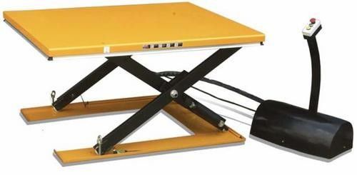 Factory Professional Electric Pallet Lifter 1500kg Capacity Ultra Low Profile Scissor Lifting Table Platform