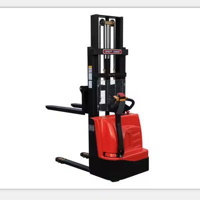 Adjustable Speed Electric Stacker 1.5 Ton 2 Ton Walking Type Drive Full Electric Forklift Pallet Stacker