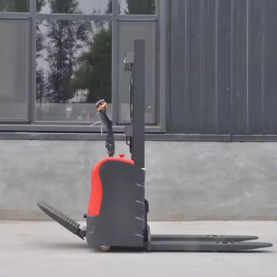 1.5 Ton 2T Pallet Stacker Adjustable Lifting Forks Standing Type Forklift Electric Hydraulic Pallet Stacker