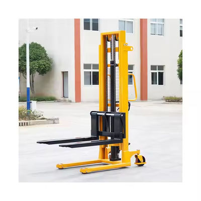 Manual Hydraulic Stacker Forklift Manual Hand Stacker 1 Ton Lifting Height 1.6m