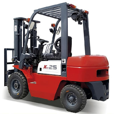 Diesel Forklift 2500kg Capacity Diesel Powered Forklift With Manual/Automatic Transmission