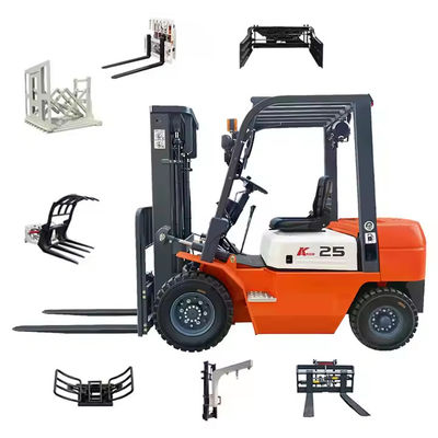 Factory CE Certification 5000kg Capacity Diesel Forklift 5Ton Forklifts Isuzu Engine In Stock
