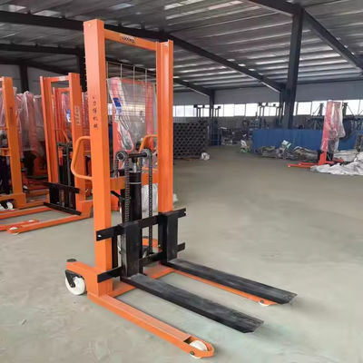 1000kg Manual Hydraulic Forklift 1 Ton Lifting Height 3m Manual Hand Hydraulic Pallet Stacker