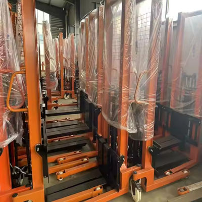 1000kg Manual Hydraulic Forklift 1 Ton Lifting Height 3m Manual Hand Hydraulic Pallet Stacker