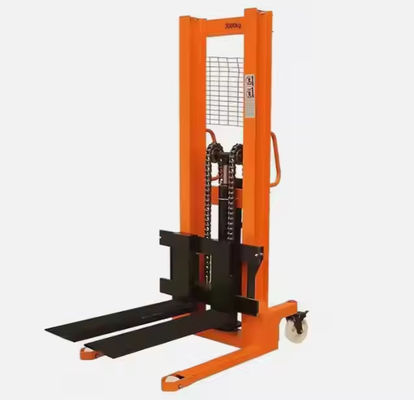 Manual Pallet Stacker Hand Stacker Hand Forklift 1500kg Hydraulic Manual Lifter Manufacturer 3000mm Height Electric Stacker Forklifts