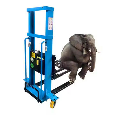 New Condition Forklift Installation 1000kg & 1300mm Semi-Electric Manual Truck Pallet Stacker Portable Forklift