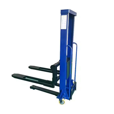 Cheap Price Self Loading Forklift Stacker With Remote Control 1000kg & 1600mm Portable Electric Pallet Stacker