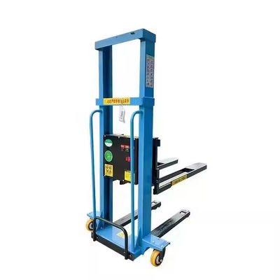 Cheap Price Self Loading Forklift Stacker With Remote Control 1000kg & 1600mm Portable Electric Pallet Stacker