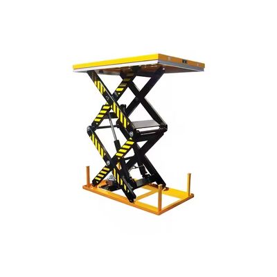 Hydraulic Fixed Scissor Cargo Lift Rotating Platform 1000kg 2000kg Vertical Electric Scissor Platform Lift Tables