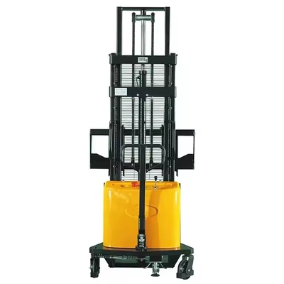 New Design Stacker 1.5T/1500Kg Walkie Semi Electric Pallet Stacker With Hydraulic Leveler Control Lifting