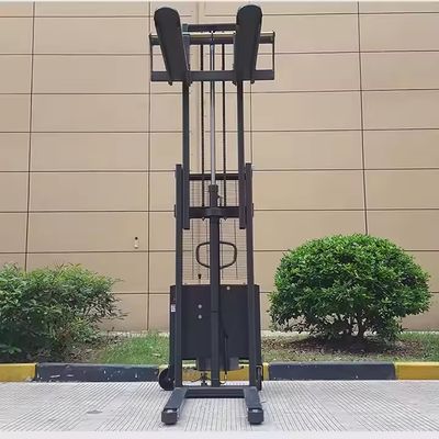 New Design Stacker 1.5T/1500Kg Walkie Semi Electric Pallet Stacker With Hydraulic Leveler Control Lifting