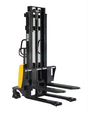 1000kg 1500kg 2000kg Semi Electric Pallet Truck Forklift Stacker New Condition For Retail Restaurant Industries Hydraulic Pump Core