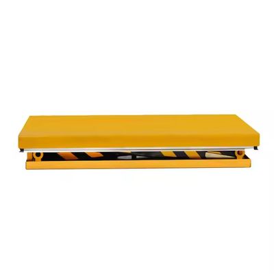 Electric Hydraulic Scissor Lift Platform Simple Steel Construction For Lifting Goods Fixed Electric Lifting Tables